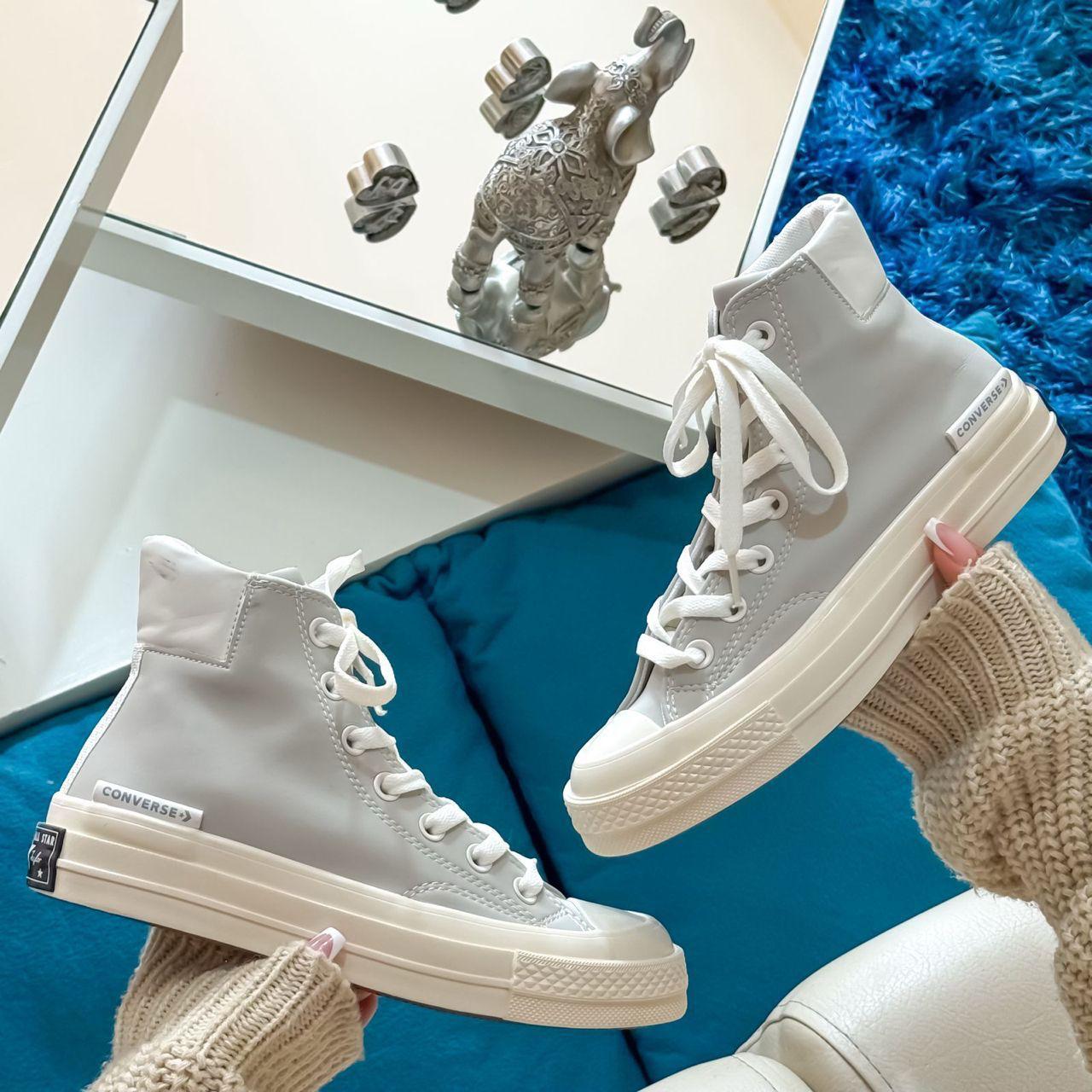 CONVERSE GRIS DAMA
